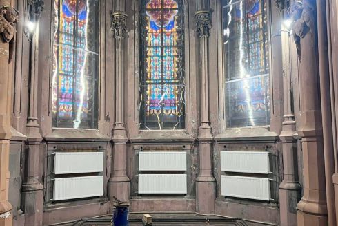 Фото. У костелі Святого Миколая завершили протиаварійні роботи