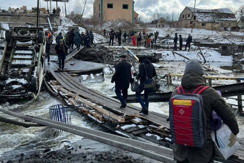 Київ продовжує допомагати з евакуацією мешканців передмість