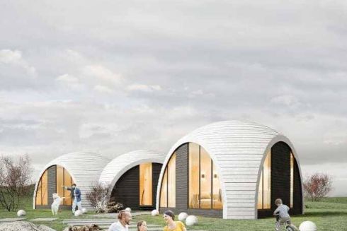 Українські архітектори розробили концепт модульного житла для постраждалих від війни: візуалізації