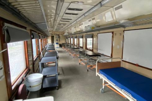 В Україні запустили евакуаційний потяг з мінігоспіталем