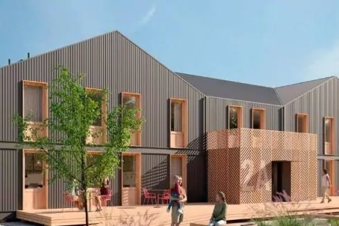 KYB Architects создали проект временного жилья Oselya: визуализации