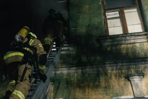 На Татарці горіла історична будівля кінця XIX століття