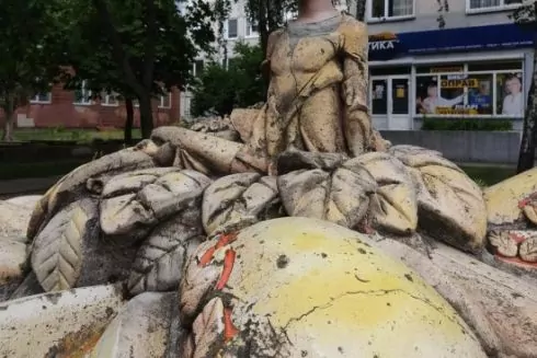 Скульптуру Дюймовочки на Троєщині врятували від повного знищення і можуть відновити