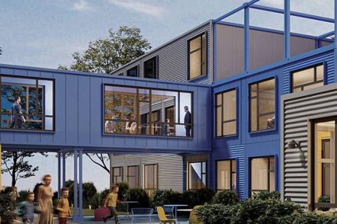 Студія Zikzak розробила проєкт для швидкої відбудови інфраструктури під час війни: візуалізації