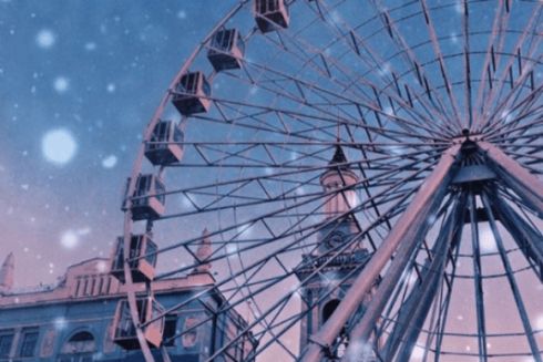 Фото дня: что видно с колеса обозрения на Контрактовой