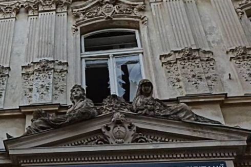 Через ракетний удар по Львову пошкоджені щонайменше сім пам’яток архітектури