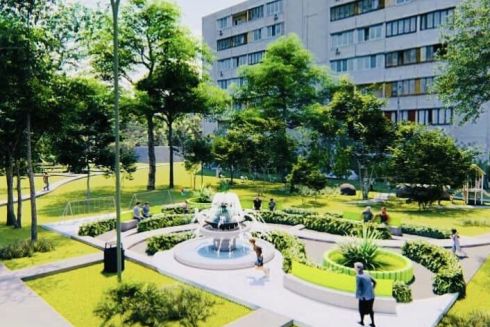 На Оболони обустроят новый сквер, чтобы предотвратить застройку: визуализации