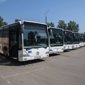 Автобуси, надані Києву європейськими партнерами, готуються вийти на нові маршрути – КМДА
