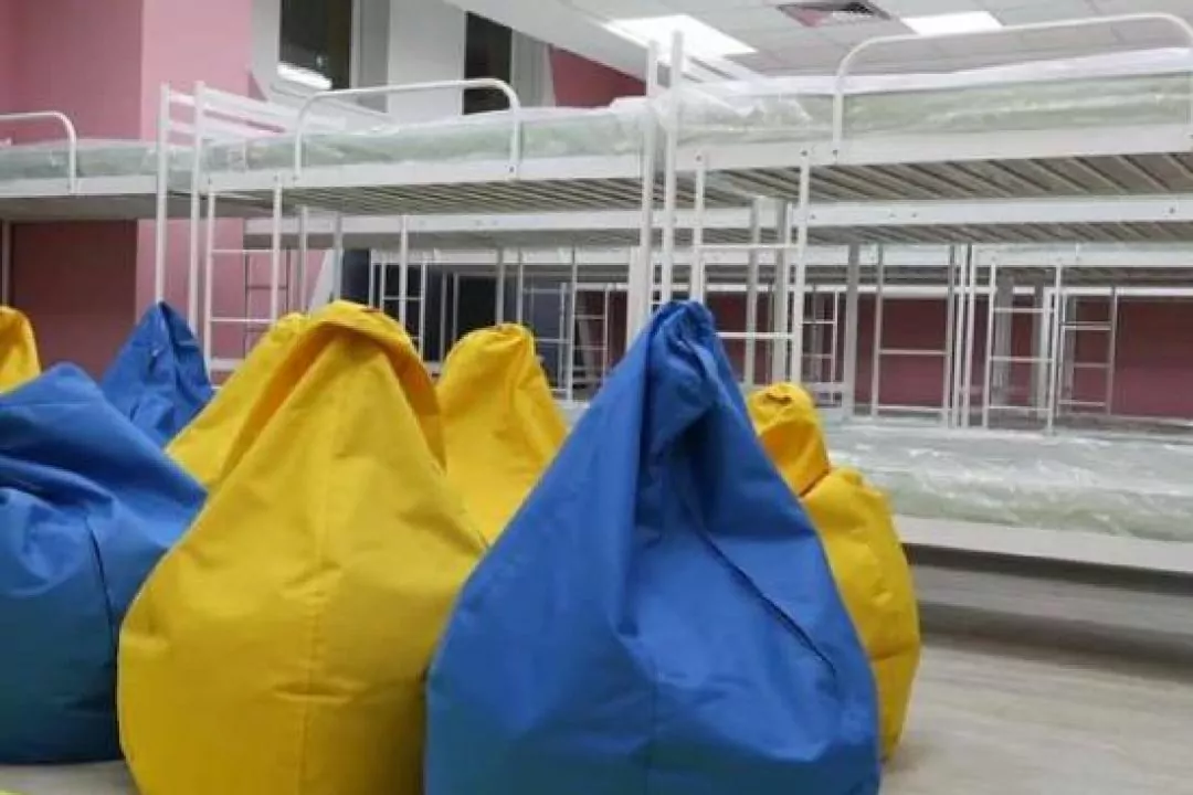 На території ліцею на Київщині облаштували сучасне укриття подвійного призначення