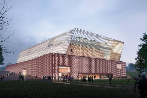 Дивіться проєкт концерт-холу Roshen на Відрадному від Drozdov&Partners