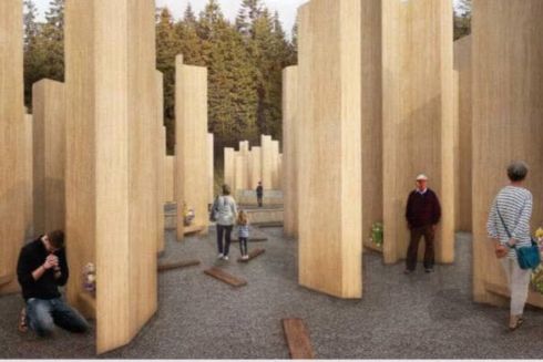 Смотрите, как может выглядеть мемориал гражданским жертвам в Ирпене: первые визуализации