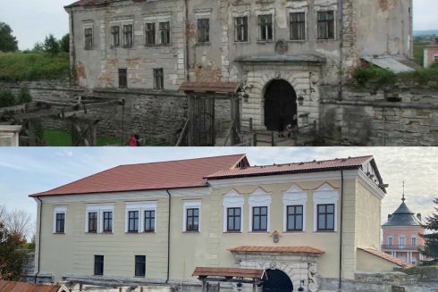 Фото: Так виглядає відремонтований Золочівський замок на Львівщині, що був пошкоджений ударом ракети