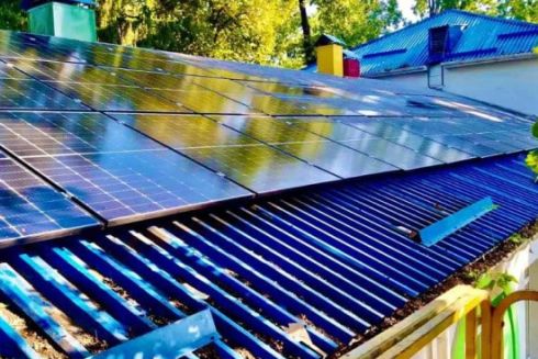 В Ирпене детскую поликлинику оборудовали солнечной электростанцией