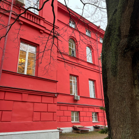 Красный корпус университета Шевченко был восстановлен после обстрелов: фото до и после