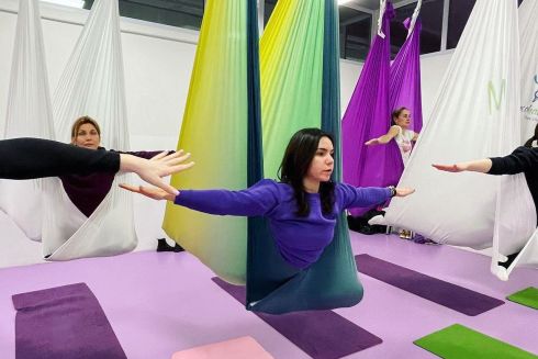 У Києві стартують безкоштовні заняття з фітнесу в гамаках для військових