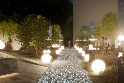 Дивіться концепт меморіального комплексу &laquo;Чумацький шлях&raquo; у Хмельницькому, присвячений українським героям