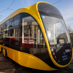 По восстановленному маршруту с Троещины на ДВРЗ теперь будут ездить новые трамваи
