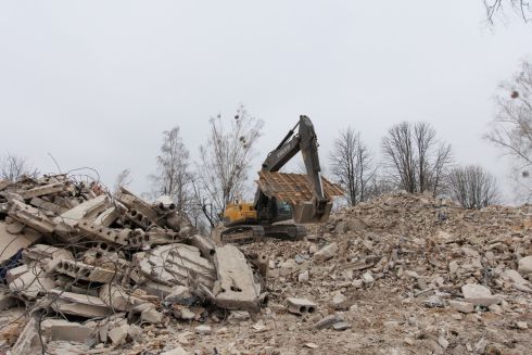 Компания в Гостомеле перерабатывает 90% строймусора для экологического строительства