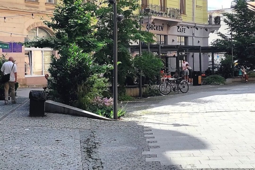 У Львові запарковану та незатишну вулицю перетворили на пішохідну та безбар'єрну