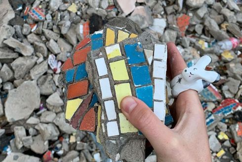 На ВДНГ уничтожили мозаику в павильоне пожарной части