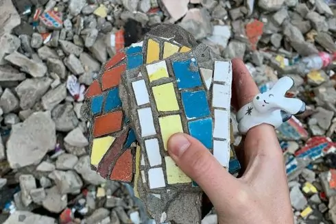 На ВДНГ уничтожили мозаику в павильоне пожарной части