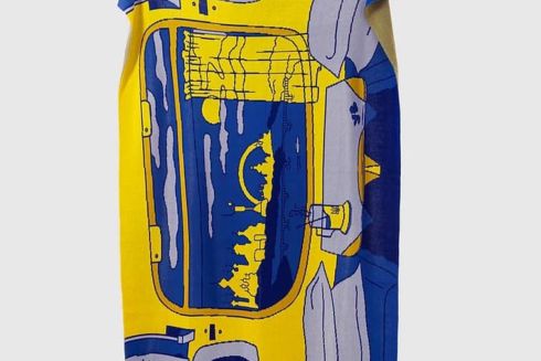 Для &ldquo;Укрзалізниці&rdquo; створили плед з вікном купе з краєвидом на Київ