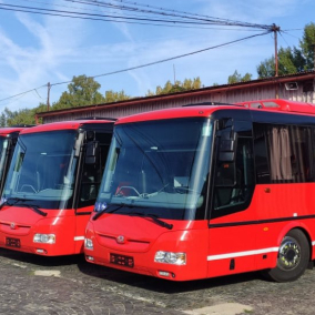 Киев получил 23 автобуса от Братиславы: когда и где они начнут курсировать