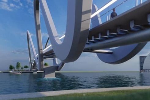 Проект волнообразного моста на Оболони изменился: как он будет выглядеть