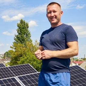 Предприниматель в Хмельницкой области сделал собственный бизнес энергоэффективным благодаря солнечной электростанции