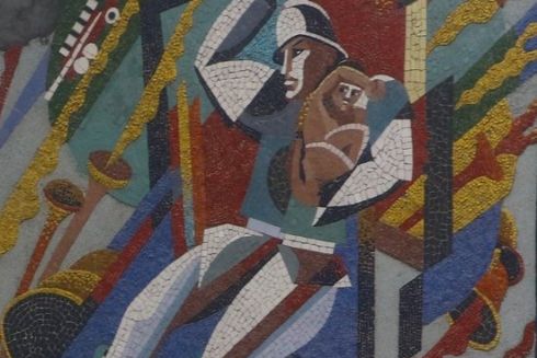 В Каменце-Подольском уничтожили мозаику авторства известного Подольского художника-монументалиста