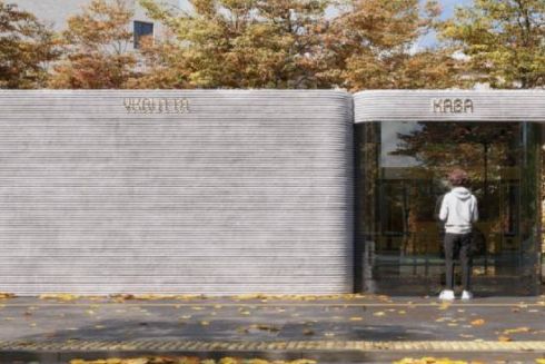 MAKHNO Studio представили концепт зупинки-сховища з 3D-друку: як це виглядає