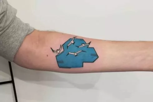 Київський татуювальник почав робити тату з радянськими мозаїками