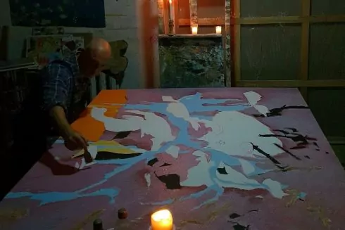 Мастерские киевских художников "БЖ-Арт" остались без света и тепла