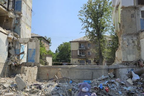 Будинок на Сирці, зруйнований російською атакою, можна відновити: за який час