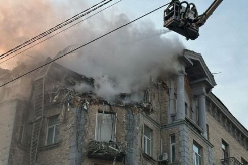 У Києві досі не почали відновлювати пошкоджений "шахедом" будинок на Печерську