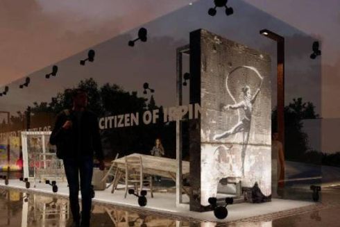 В Ирпене создадут сквер с граффити Бэнкси: визуализации