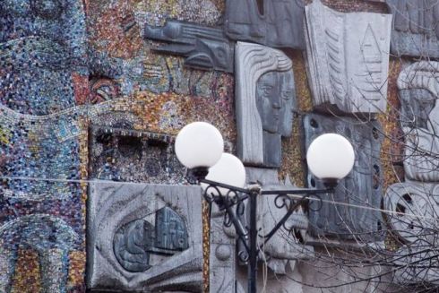 В КПИ будут ремонтировать 18-й корпус. Витражи и мозаику на фасаде обещают сохранить