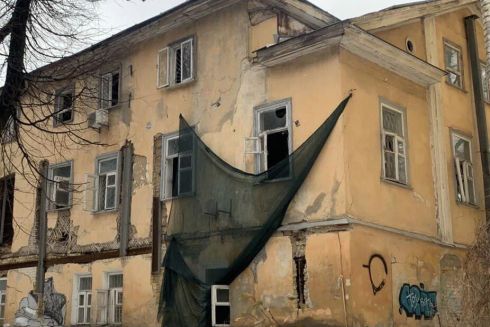 Активісти законсервували вхід до Будинку з хлібною лавкою, що є пам'яткою архітектури