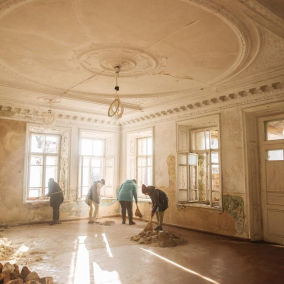 Волонтери приводять до ладу занедбаний палац на Вінничині – він може стати туристичним магнітом
