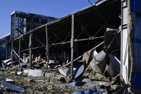 Склад "Розетки", артцентр та кіностудія пошкоджені внаслідок ракетної атаки на Київ