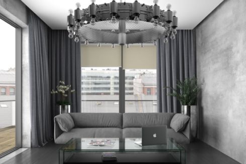 Интерьеры квартир стилизовали под станции киевского метро