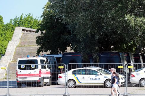 На зйомках Крістофера Нолана помітили українські «швидкі» та патрульні