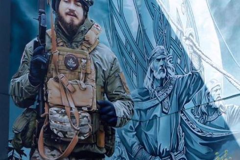 У Дніпровському районі створили мурал на честь загиблого захисника “Варяга”