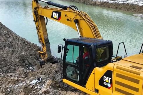 Озеро Синє на Виноградарі повністю розчистили