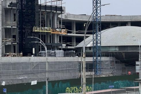 Департамент культспадщини наказав зупинити будівельні роботи біля "Літаючої тарілки" на Либідській