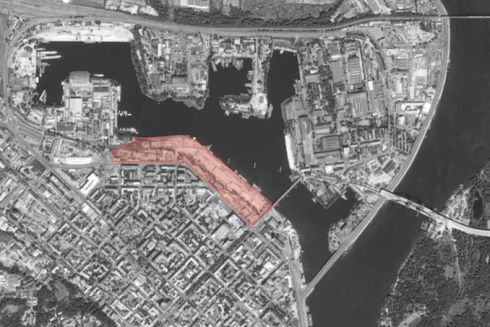 На місці промзони на Подолі облаштують суспільний простір