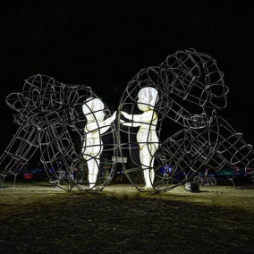 На фестивале Burning Man появилась инсталляция из Украины