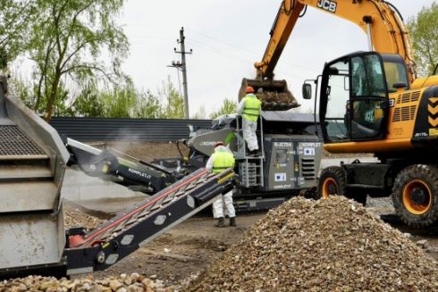 У Бучі відкрили станцію для перероблення будівельних відходів: фото