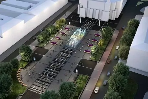 Площу перед оперою у Львові облаштують у формі скрипки