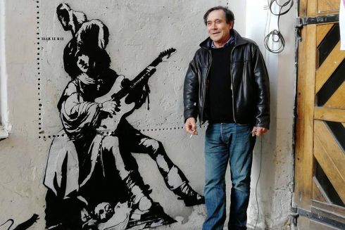 У Львові з'явилося графіті відомого французького художника Blek le Rat